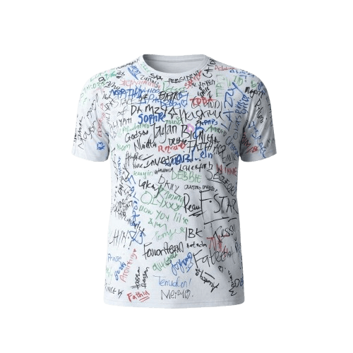 Signed shirt — after